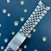 Rolex Datejust 1964 20mm Men's Jubilee Bracelet Steel Crown Band Ref 1601